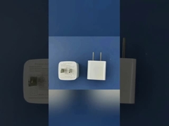 উচ্চ খরচ কর্মক্ষমতা কম্প্যাক্ট এবং পোর্টেবল দ্রুত চার্জিং ইউএসবি ওয়াল চার্জার 5V আউটপুট